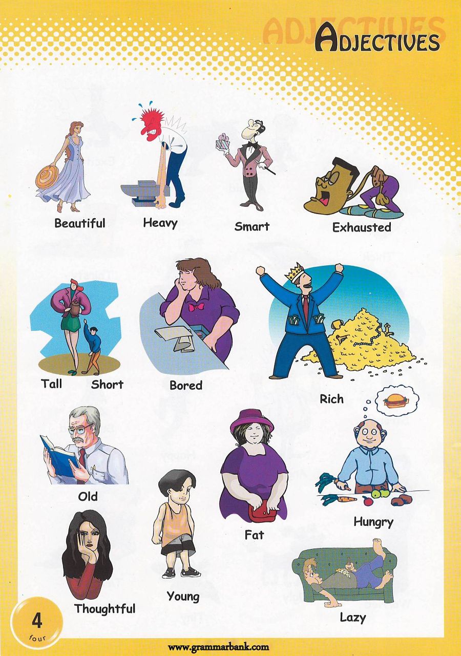 Adjectives Pictures Download And Print