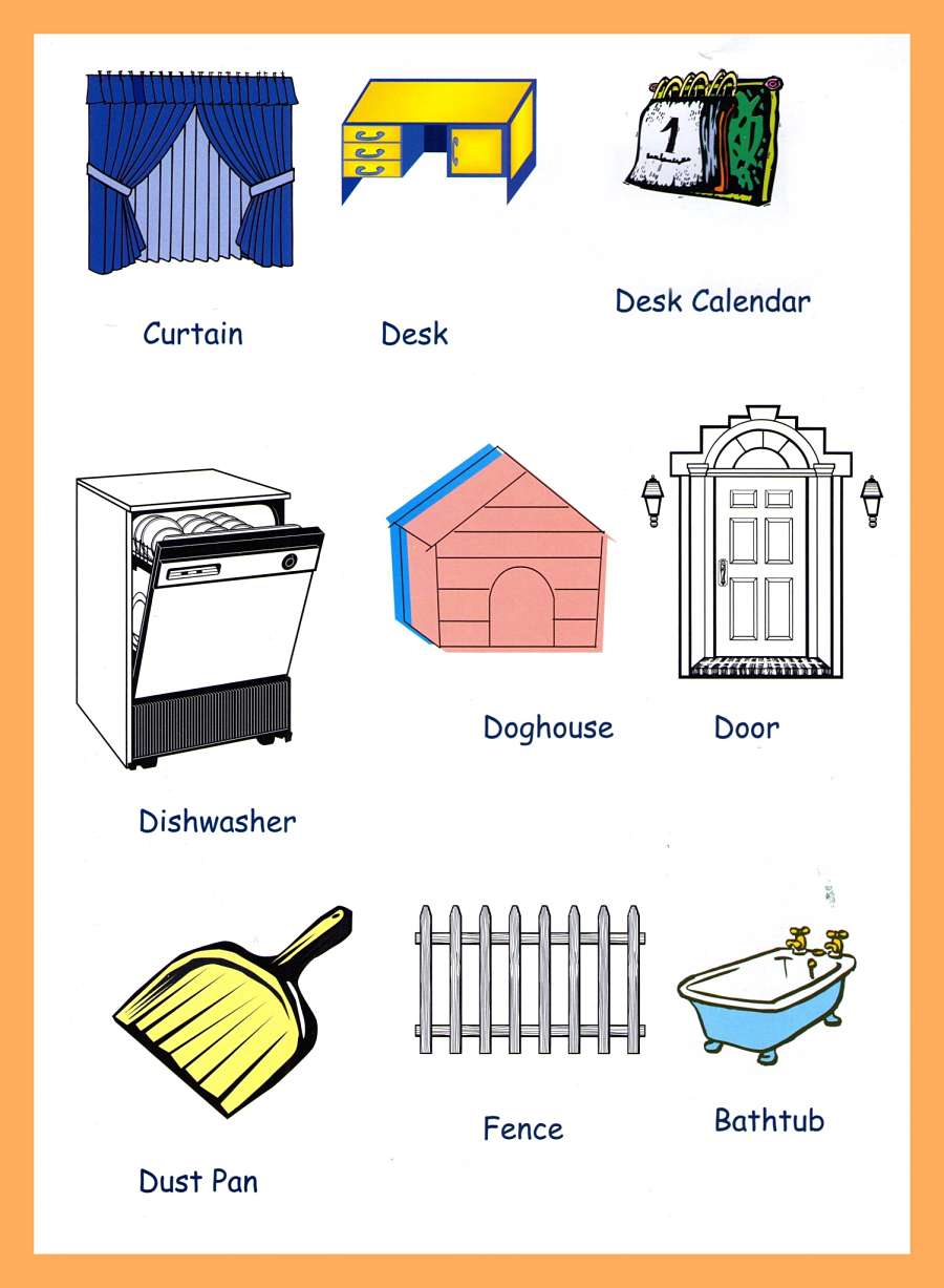Pin by Ll Koler on Adjectives | Learning printables, Household items ...