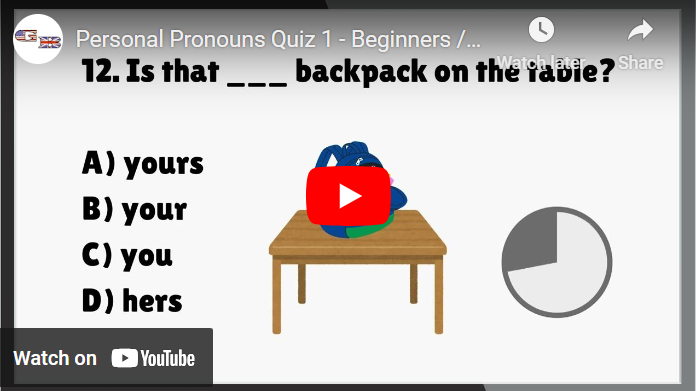 GrammarBank Video Exercises